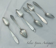 Load image into Gallery viewer, Set of 6 Austro-Hungarian Silver Tablespoons, 1850s, Prague