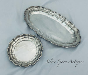 Two Canadian Sterling Silver trays, Birks, 1940-41