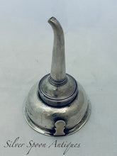 Load image into Gallery viewer, Georgian Sterling Wine Funnel, George Gray, London, 1791