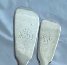 Load image into Gallery viewer, Pair of Indian Colonial Tablespoons, Lattey Bros &amp; C0, 1843-1855