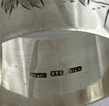 Load image into Gallery viewer, Pair of Colonial Silver New Zealand Serviette Rings, Coates & Co