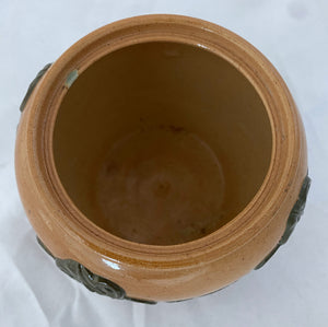 Small Royal Doulton New Zealand 'Kia Ora' Ware Pot, c.1907