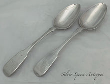 Load image into Gallery viewer, Pair of Canadian Tablespoons, George Savage and Son, Montreal & Toronto, 1829-1843
