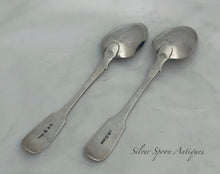 Load image into Gallery viewer, Pair of Canadian Tablespoons, George Savage and Son, Montreal & Toronto, 1829-1843
