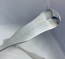 Load image into Gallery viewer, Pair of Nantucket Table Spoons, James Easton, 1828-1830