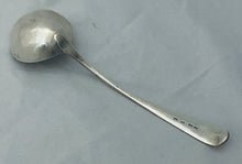 Load image into Gallery viewer, English Colonial OE Pattern Ladle, Henry Cowper, Gibraltar, 1790-1800
