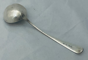 English Colonial OE Pattern Ladle, Henry Cowper, Gibraltar, 1790-1800