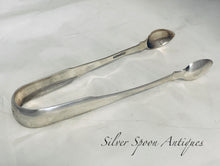 Load image into Gallery viewer, Irish Provincial Fiddle Pattern Tongs, William Fitzgerald, Limerick