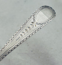 Load image into Gallery viewer, Pair of English sterling Bright-cut Tablespoons, Hester Bateman, London, 1782