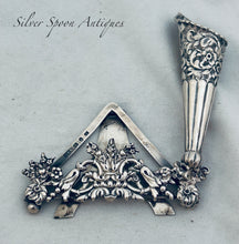 Load image into Gallery viewer, English Sterling Card/Photo Holder and Posy Vase, Horton &amp; Allday, Birmingham, 1891
