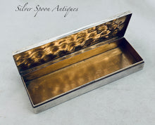 Load image into Gallery viewer, Antique english sterling box, S Blanckensee &amp; Son Ltd, Chester, 1913