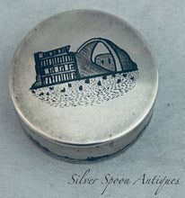 Load image into Gallery viewer, Small Iraqi silver compact, 1920s-30s, unsigned