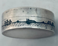 Load image into Gallery viewer, Small Iraqi silver compact, 1920s-30s, unsigned