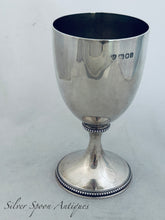 Load image into Gallery viewer, Large english sterling goblet, Edward Barnard &amp; Sons Ltd, London, 1966