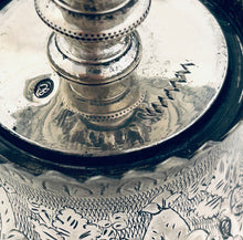 Load image into Gallery viewer, Ottoman silver spoon holder, 19th century