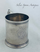 Load image into Gallery viewer, English provincial sterling mug, Langlands &amp; Robertson, Newcastle, 1784
