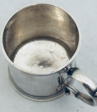 Load image into Gallery viewer, English provincial sterling mug, Langlands &amp; Robertson, Newcastle, 1784