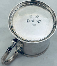Load image into Gallery viewer, English provincial sterling mug, Langlands &amp; Robertson, Newcastle, 1784
