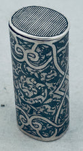 Load image into Gallery viewer, Russian silver and niello vesta, 1880s