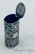 Load image into Gallery viewer, Russian silver and niello vesta, 1880s