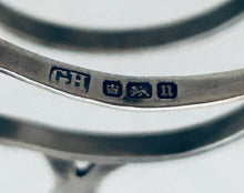 Load image into Gallery viewer, Pair of English sterling toast racks, George Howson, Sheffield, 1912