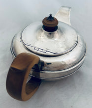 Load image into Gallery viewer, Small Georgian English sterling teapot, Emes &amp; Edward, London, 1814