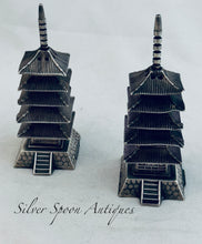 Load image into Gallery viewer, Pair of Japanese sterling/950 shakers, 20th century