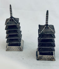 Load image into Gallery viewer, Pair of Japanese sterling/950 shakers, 20th century