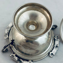 Load image into Gallery viewer, Italian 800 silver lidded bowl and spoon holder, 1950s-60s