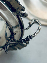 Load image into Gallery viewer, Italian 800 silver lidded bowl and spoon holder, 1950s-60s