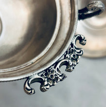 Load image into Gallery viewer, Italian 800 silver lidded bowl and spoon holder, 1950s-60s