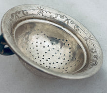 Load image into Gallery viewer, German 800 silver tea strainer, Wilhem Binder, 1890-1910