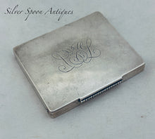 Load image into Gallery viewer, Danish 830 silver cigarette case, Axel Holm, Copenhagen, 1930s