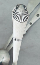 Load image into Gallery viewer, Three Art Deco Danish 830 coffee spoons, 1920s