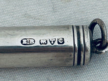 Load image into Gallery viewer, English sterling cigar piercer, E Baker &amp; Son, Chester, 1928