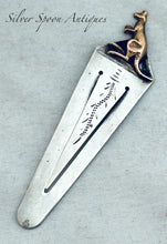 Load image into Gallery viewer, Small Australian sterling and 9ct gold book mark, 1920s-30s.