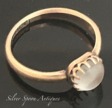 Load image into Gallery viewer, Colonial Australian gold and moonstone ring, E.Fischer, Geelong, 1880s-90s