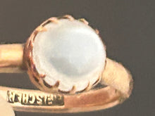 Load image into Gallery viewer, Colonial Australian gold and moonstone ring, E.Fischer, Geelong, 1880s-90s