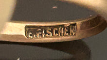 Load image into Gallery viewer, Colonial Australian gold and moonstone ring, E.Fischer, Geelong, 1880s-90s