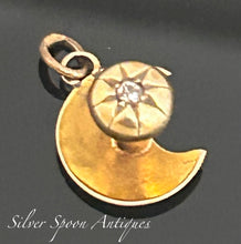 Load image into Gallery viewer, Australian 15ct Gold and Diamond stud pendant, Duggin, Shappere &amp; Co, Melbourne, c.1910