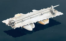 Load image into Gallery viewer, Colonial Australian shell and sterling brooch, F.Basse, Adelaide, c.1890