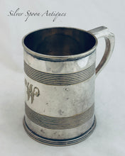 Load image into Gallery viewer, Antique Silver-Plated Pint Mug