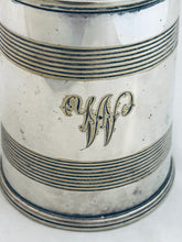 Load image into Gallery viewer, Antique Silver-Plated Pint Mug