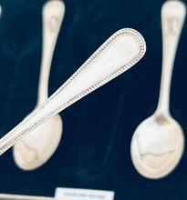 Load image into Gallery viewer, Boxed Sterling Teaspoon and Tong Set, Arthur Price &amp; Co Ltd, Birmingham, 1934