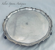 Load image into Gallery viewer, Large English sterling salver, Cooper Brothers &amp; Sons Ltd, Sheffield, 1937