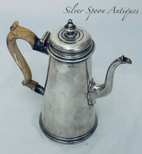 Load image into Gallery viewer, Early Georgian English Coffee Pot, Gabriel Sleath, London, 1731