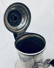 Load image into Gallery viewer, Scottish provincial silver coffee pot, Milne &amp; Campbell, Glasgow, 1770s