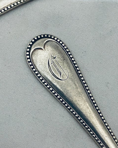 Pair of American Sterling Butter/Patè Knives, Bigelow, Kennard & Co, 1920s