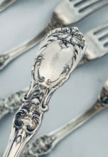 Load image into Gallery viewer, American Sterling Fork and Knife setting for 10, 'Burgundy' pattern, Reed &amp; Barton