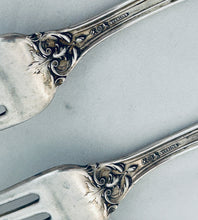 Load image into Gallery viewer, American Sterling Fork and Knife setting for 10, 'Burgundy' pattern, Reed &amp; Barton